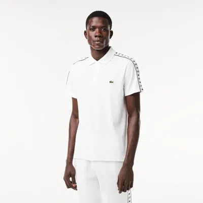 Lacoste Men's Regular Fit Stretch Mini Piqué Polo - 3xl - 8 In White