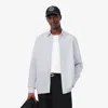 Lacoste Men's Regular Fit Striped Poplin Shirt - 16 - 41 In White