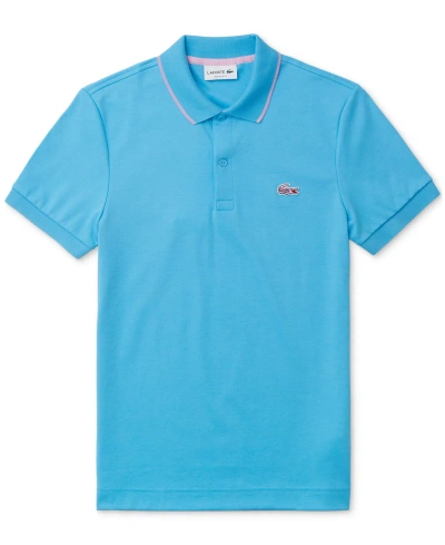 Lacoste Men's Regular-fit Tipped Polo Shirt, Created For Macy's In Iy Bonnie