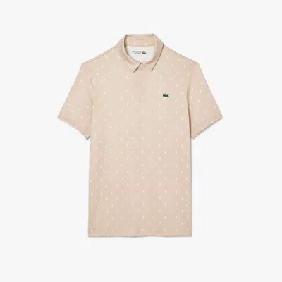 Lacoste Men's Regular Fit Uv Protect Golf Polo - L - 5 In Gold
