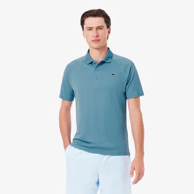 Lacoste Men's Regular Fit Uv Protect Golf Polo - M - 4 In Blue