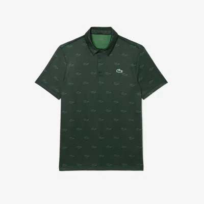 Lacoste Men's Regular Fit Uv Protect Golf Polo - 4xl - 9 In Green