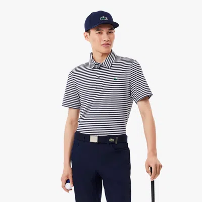 Lacoste Ultra-dry Anti-uv Stretch Golf Polo  - M - 4 In Blue
