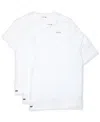 Lacoste Men's 3-pack Regular Fit Crewneck Undershirts In White