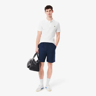 Lacoste Men's Regular Fit Wool Blend Shorts - M - 4 In Blue
