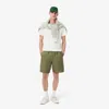 Lacoste Men's Regular Fit Wool Blend Shorts - M - 4 In Green
