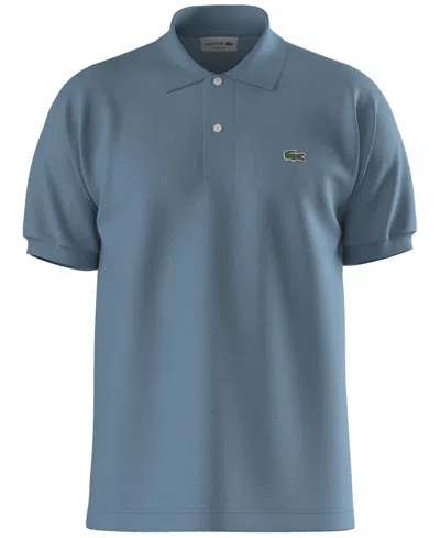 Lacoste Men's Regular-fit Pima Cotton Polo Shirt In Blue