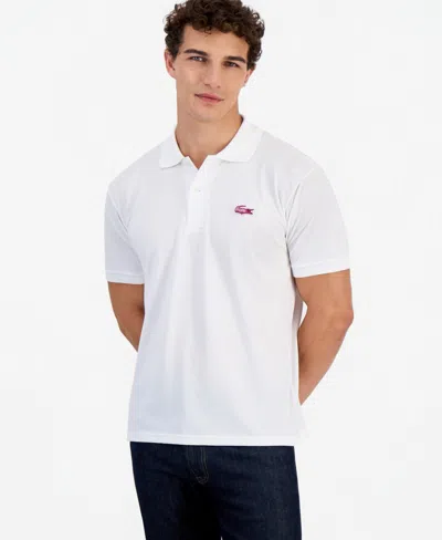 Lacoste Men's Regular-fit Pima Cotton Polo Shirt In White