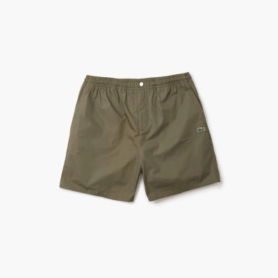 Lacoste Men's Relaxed Fit Cotton Shorts - 4xl - 9 In Green
