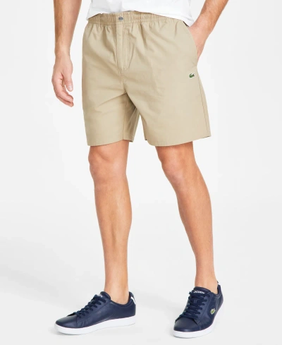 Lacoste Relaxed Fit Shorts Lion Beige Xl In Cb Lion