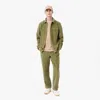 Lacoste Men's Relaxed Fit Velour Pants - 38 In Green