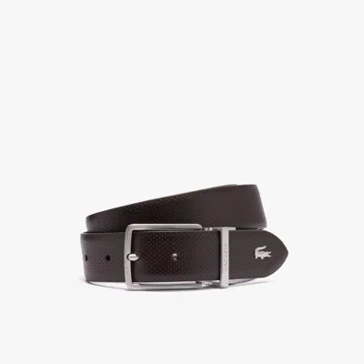 Lacoste Men's Reversible Leather Belt - 51 In In Brown