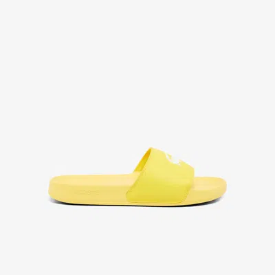 Lacoste Men's Serve Slide - 11 In Yellow
