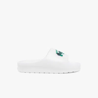 Lacoste Men's Serve Slide 2.0 - 10 In White