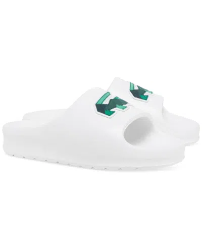 Lacoste Men's Serve Slide 2.0 Sandals In Natural