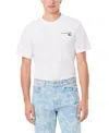 Lacoste Men's Print Motif Jersey T-shirt - 4xl - 9 In 001 - White