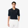 Lacoste Anti-uv Printed Golf Polo - Xl - 6 In Blue