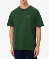 Lacoste Green Embroidered Logo T-shirt In Green