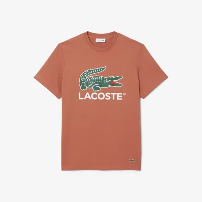 LACOSTE MEN'S SIGNATURE PRINT COTTON T-SHIRT - S - 3