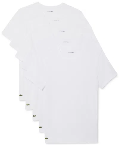 Lacoste 3-pack Crew Neck Regular Fit Essential T-shirt In White