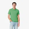 Lacoste Logo-patch Short-sleeve Polo Shirt In Green
