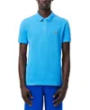 Lacoste Men's Slim Fit Ribbed Collar Petit Pique Polo Shirt In 4xa - Argentine