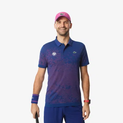 Lacoste Men's Slim Fit Roland-garros Edition Sport Polo - M - 4 In Blue