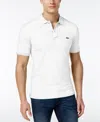 Lacoste Slim Fit Core Polo In White