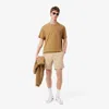 Lacoste Logo-patch T-shirt In Beige