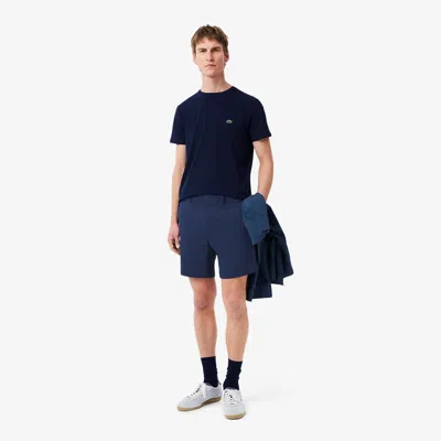 Lacoste Men's Slim Fit Commuter Shorts - 42 In Blue