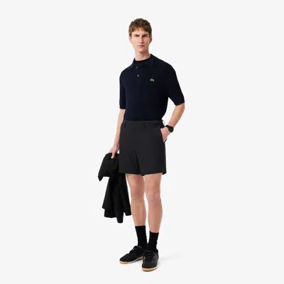 Lacoste Men's Slim Fit Commuter Shorts - 38 In Black