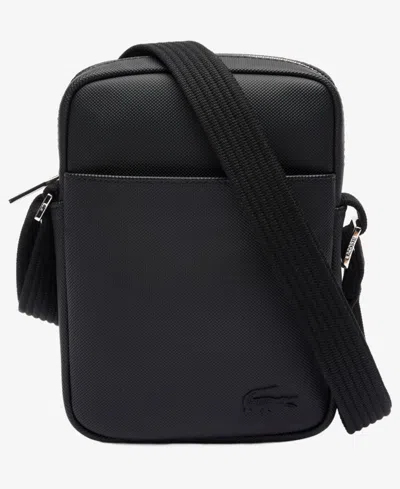 Lacoste Men's Slim Vertical Camera Bag In Black