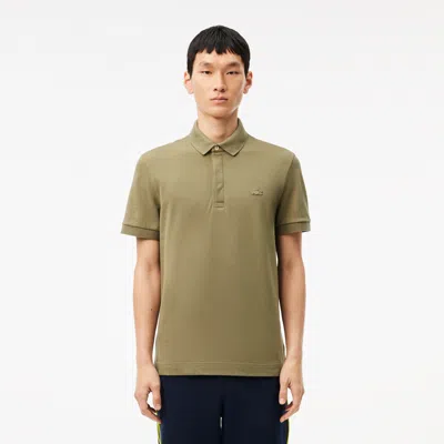 Lacoste Men's Regular Fit Paris Stretch Piqué Polo - 3xl - 8 In Green