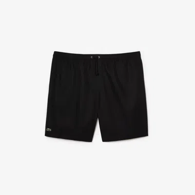Lacoste Men's Sport Big Fit Relaxed Fit Lined Shorts - 2xl Big In Black