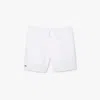 Lacoste Men's Sport Big Fit Relaxed Fit Lined Shorts - 4xl Big In White
