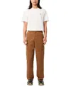 Lacoste Men's Straight Fit Cotton Cargo Pants - 40 In Brown
