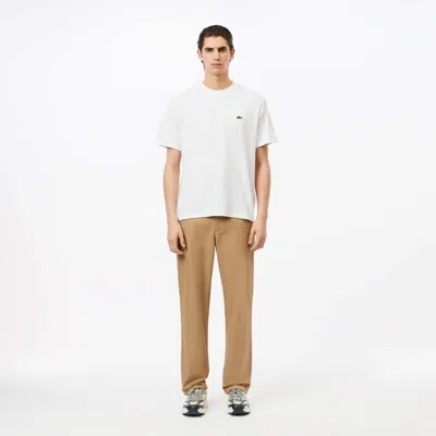 LACOSTE MEN'S STRAIGHT FIT COTTON TWILL PANTS - 36/32