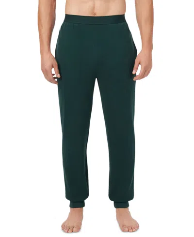 Lacoste Men's Straight-fit Thermal Waffle-knit Joggers In Sinople