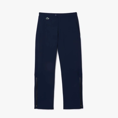 Lacoste Men's Stretch Waterproof Golf Pants - 33 In Blue