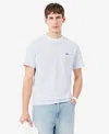 Lacoste Essentials Stripe Cotton T-shirt In Multi