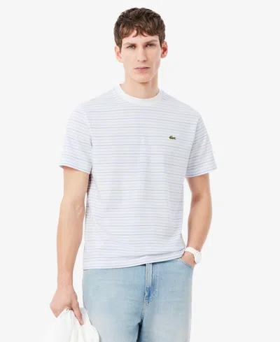Lacoste Striped Round-neck T-shirt In Multi