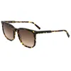 Lacoste Men's 54mm Dark Havana Green Sunglasses In Multi