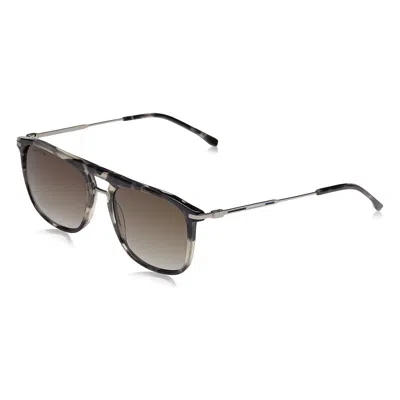 Lacoste Men's Sunglasses  L606snd-220  55 Mm Gbby2 In Gray