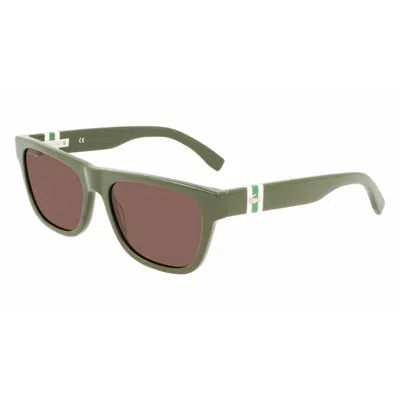 Lacoste Men's Sunglasses  L979s-275  56 Mm Gbby2 In Green