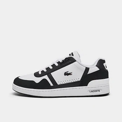 Lacoste Men's T-clip Casual Shoes In White/black