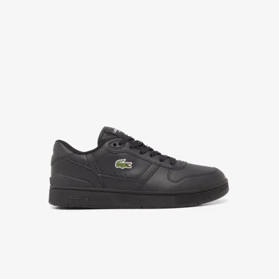 LACOSTE MEN'S T-CLIP SET LEATHER SNEAKERS - 8