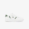 Lacoste Men's T-clip Set Leather Sneakers - 9 In White