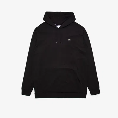 Lacoste Men's Tall Fit Hooded T-shirt  - Xl Tall In Black