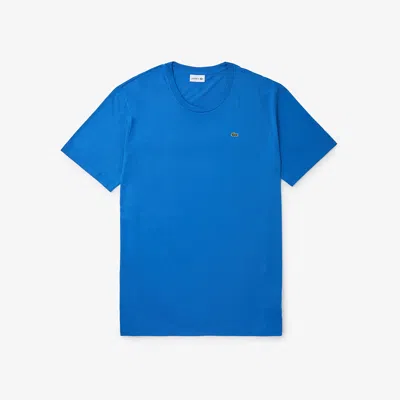 Lacoste Men's Tall Fit Pima Cotton Jersey T-shirt - 2xl Tall In Blue
