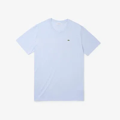 Lacoste Men's Tall Fit Pima Cotton Jersey T-shirt - L Tall In Blue
